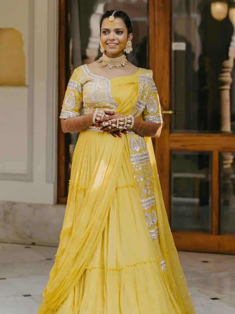 Complete Your Haldi Look with VAIDAAN’s Haldi Jewellery for Brides