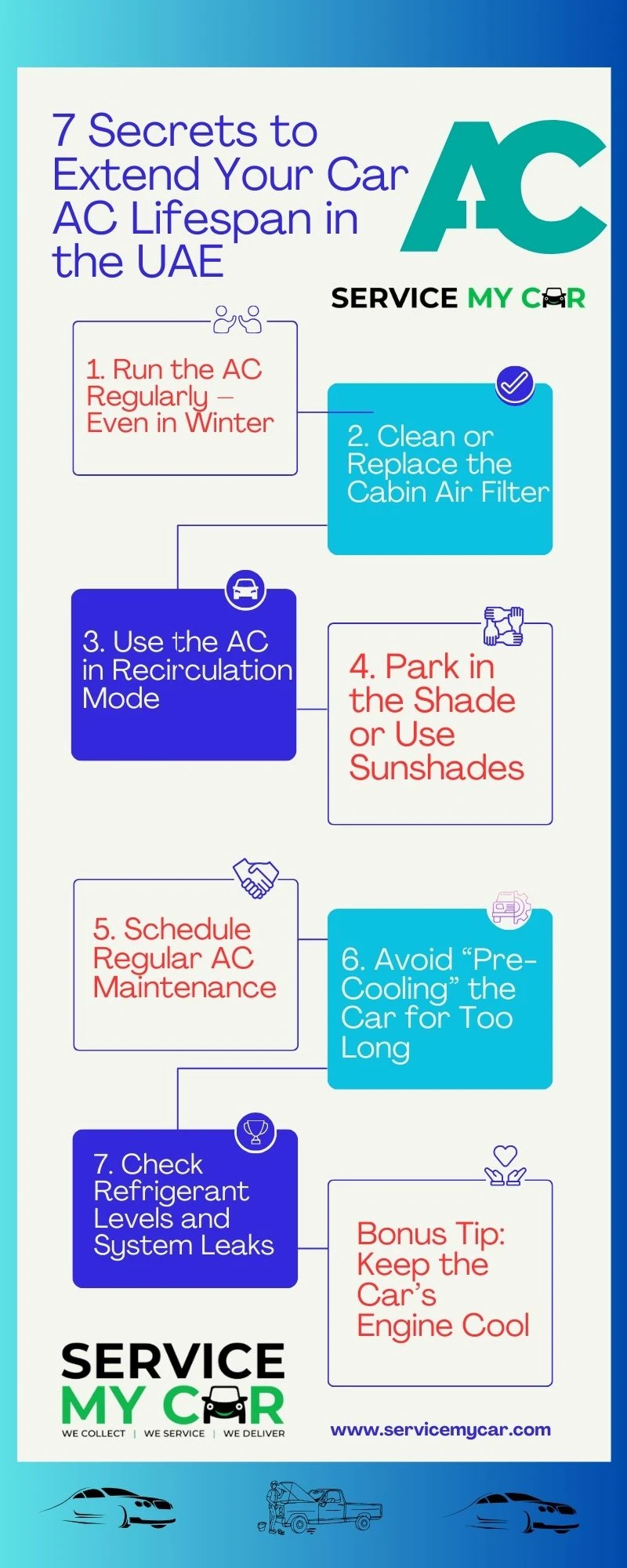 Top 7 Secrets to Extend Your Car AC Lifespan in the UAE