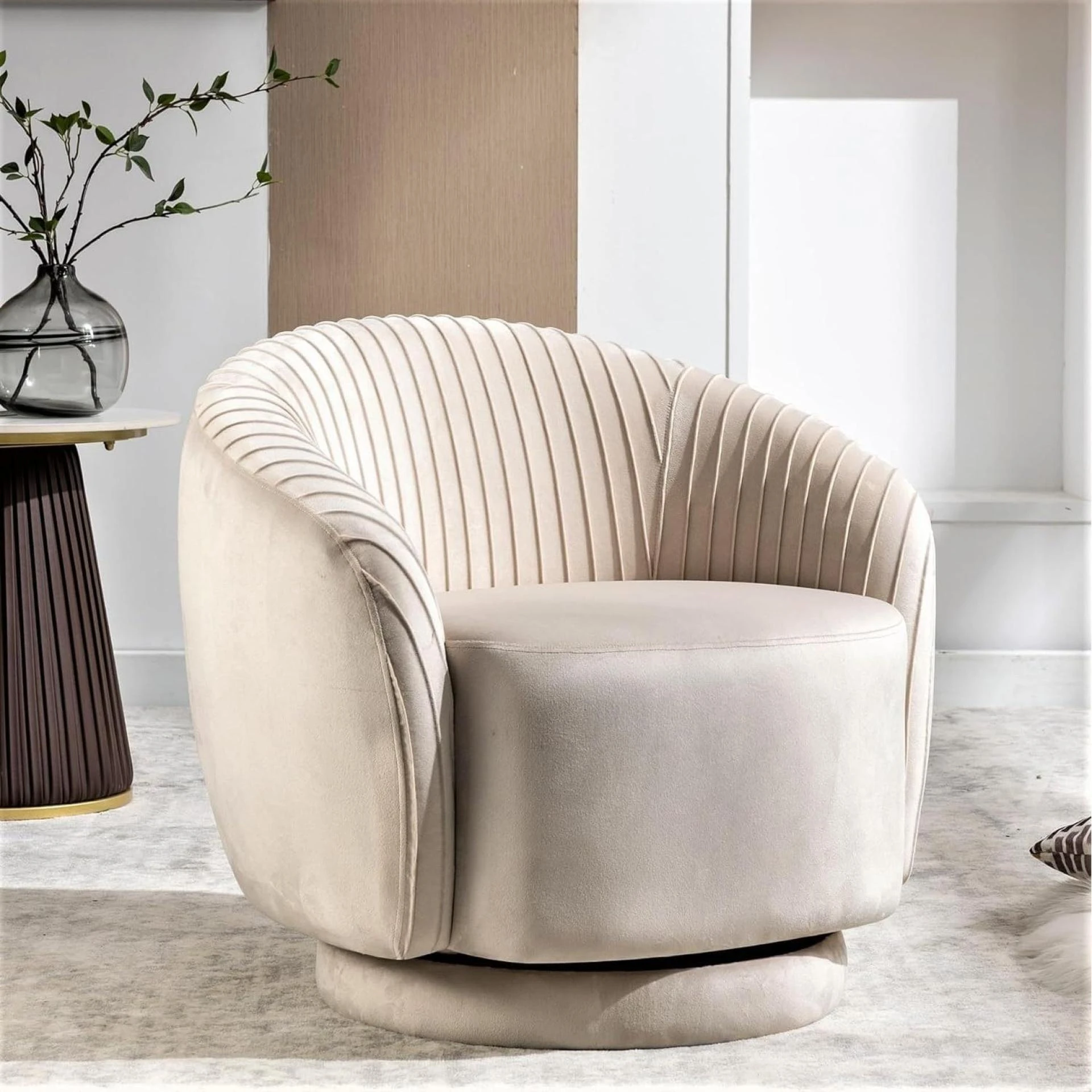 Why Every Stylish Home Needs a Swivel Barrel Chair