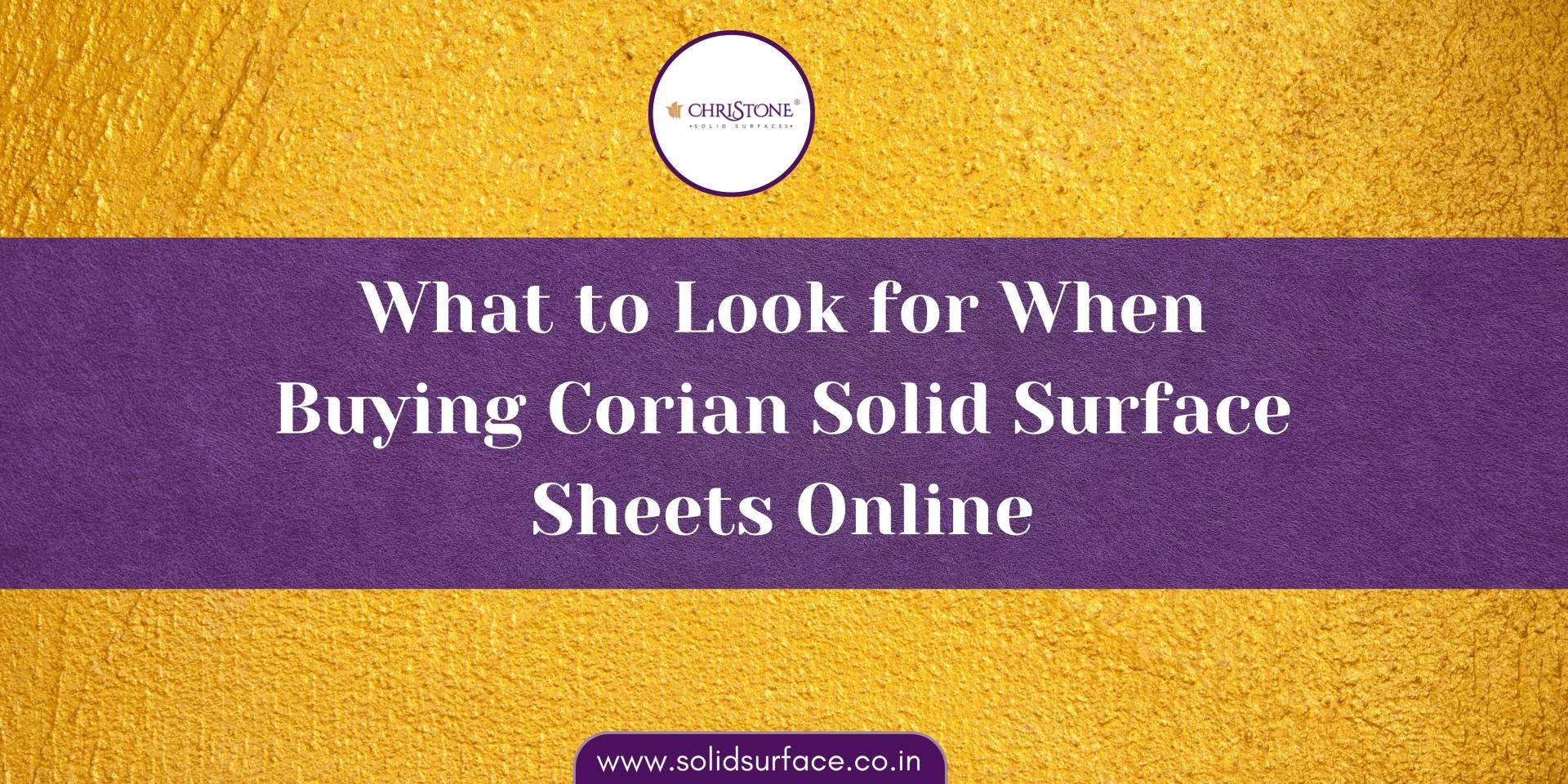 What to Look for When Buying Corian Solid Surface Sheets Online