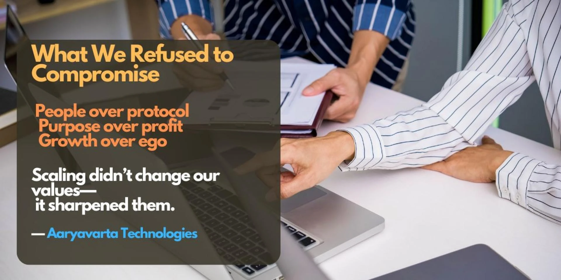 Staying True While Scaling: What Ten Years at Aaryavarta Taught MeDraft: My Post Title