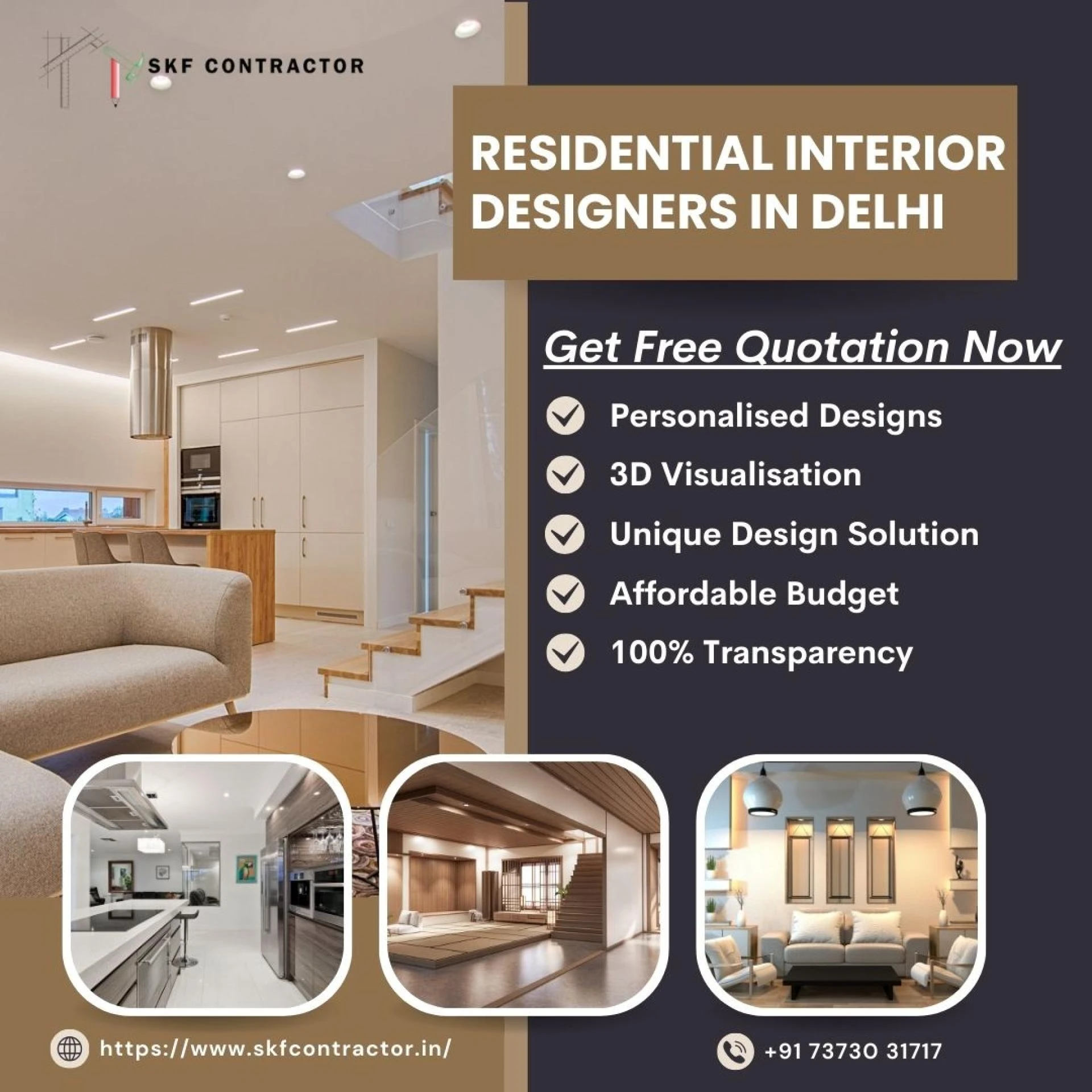 Best Residential Interior Designers in Delhi for Dream Homes