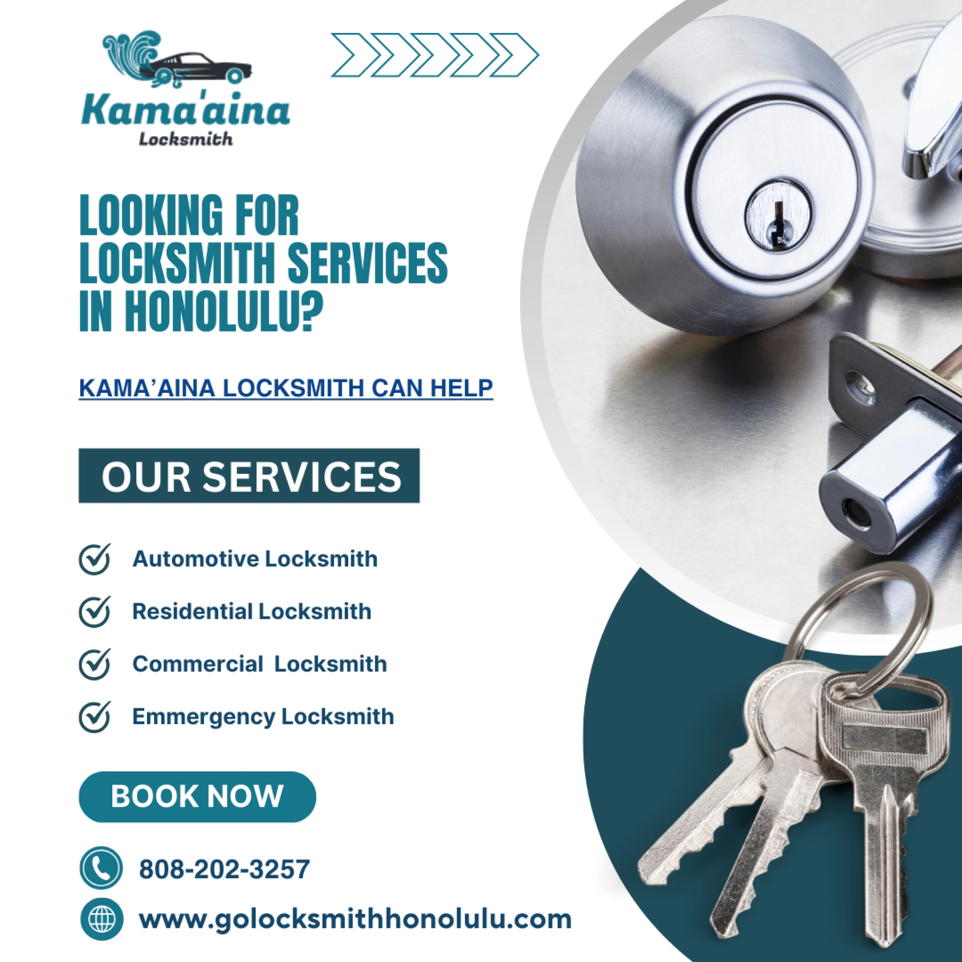 Top Locksmiths in Honolulu – Fast, Affordable, and Always Available