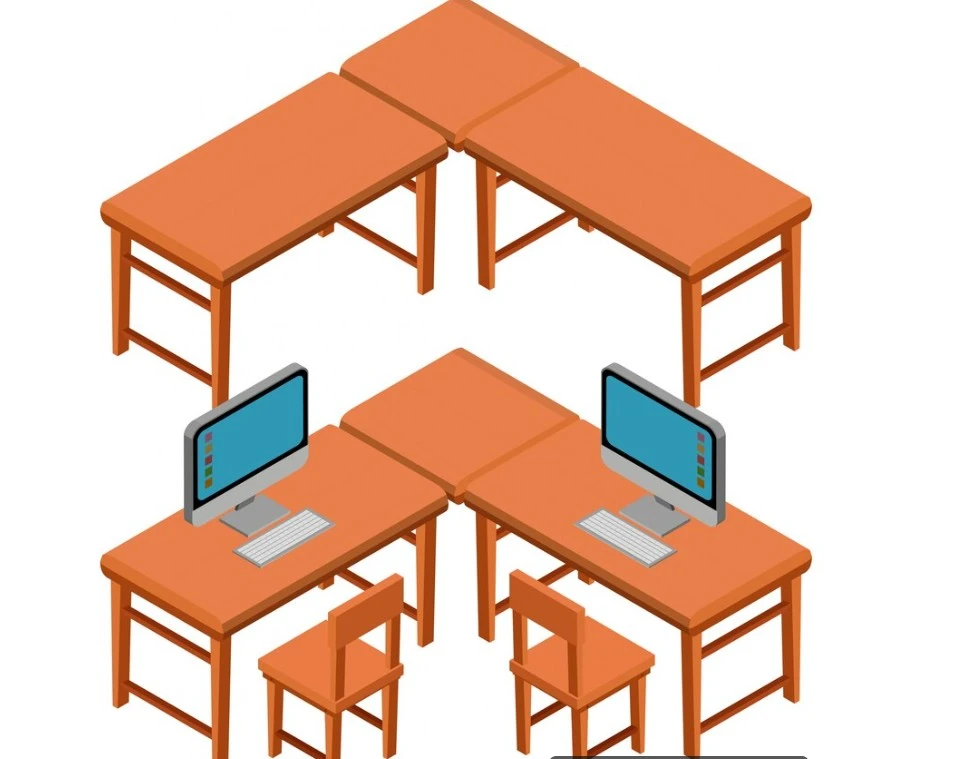 L Shape Adjustable Desk – Maximize Space and Comfort!