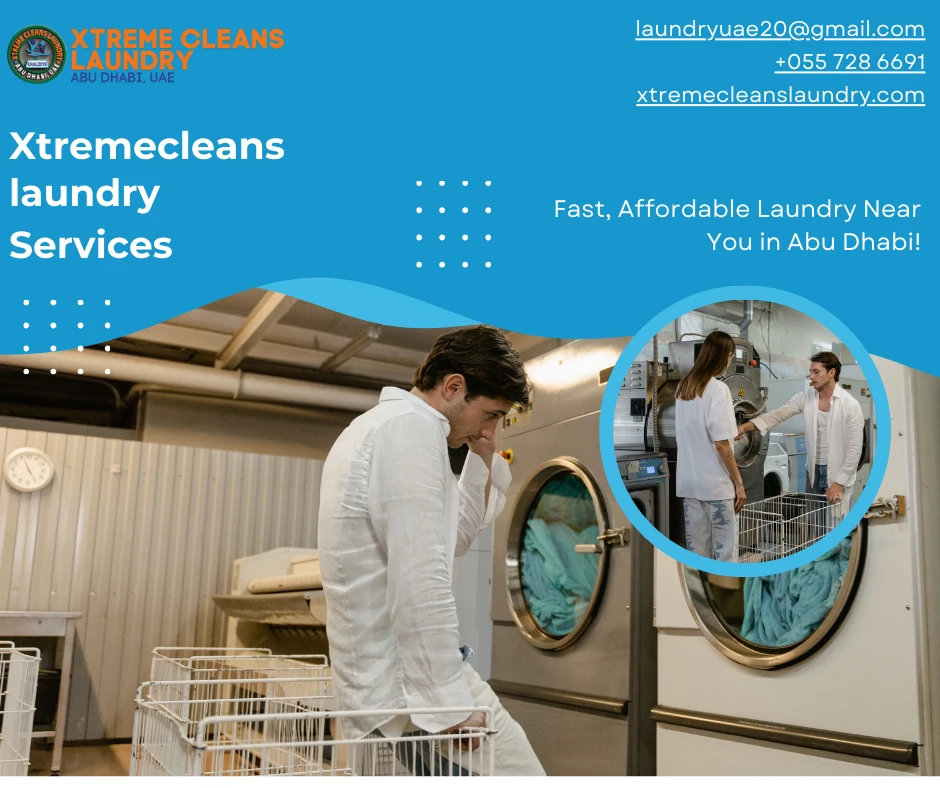 Leave washing stubborn dirt and stains to professional laundry near you