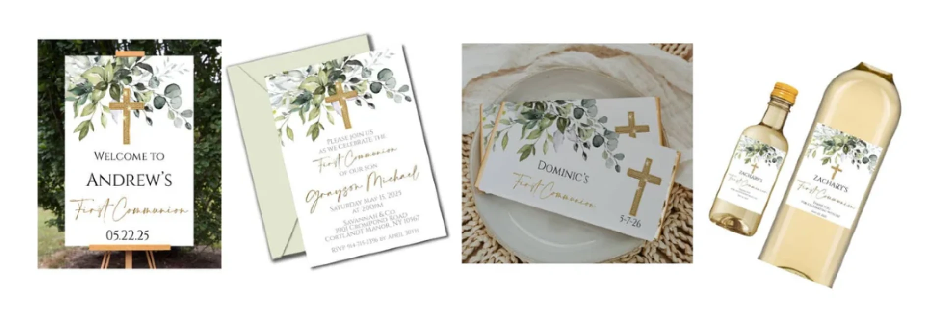 Bear-Themed Baby Shower Invitations & Custom Candy Wrappers for a Cuddly Celebration