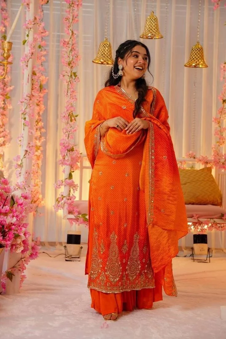 Where Can I Wear Orange Salwar Suits?