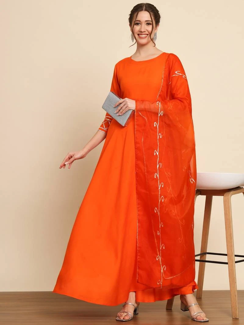 Where Can I Wear Orange Salwar Suits?