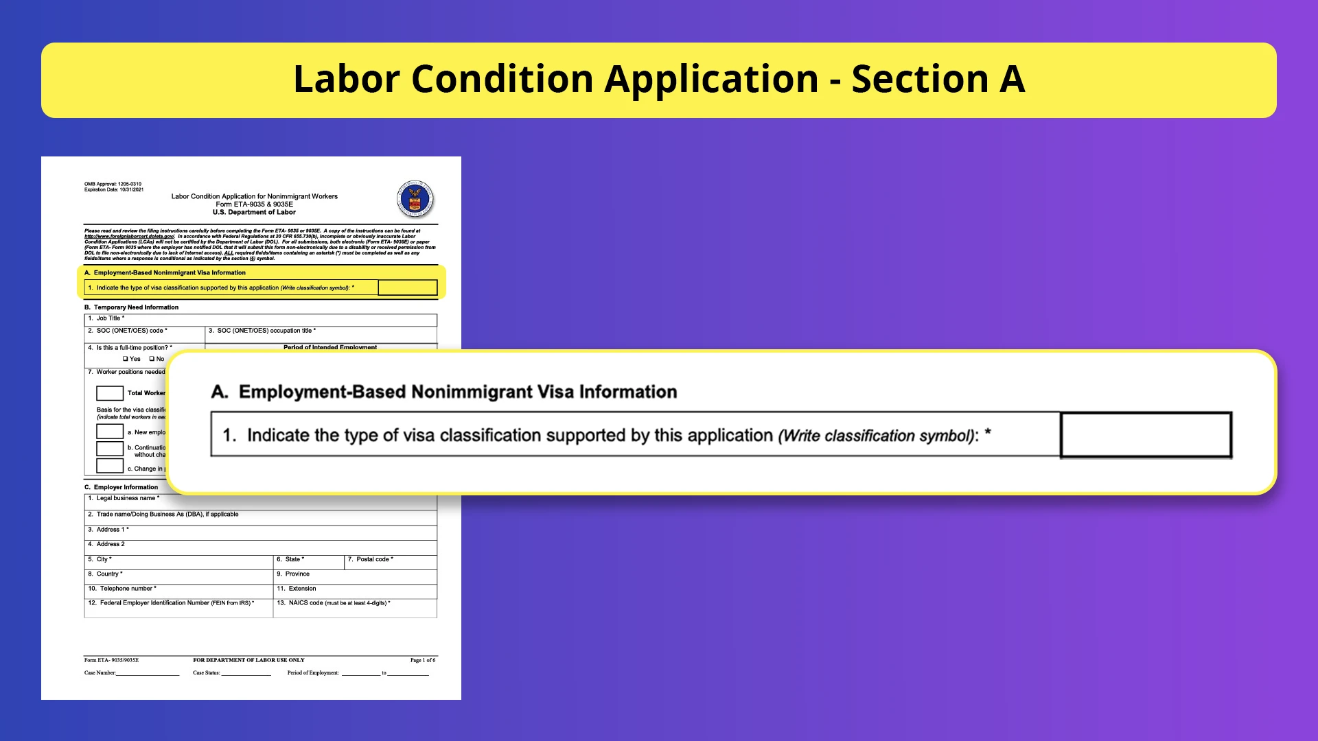 Understanding the Labor Condition Application