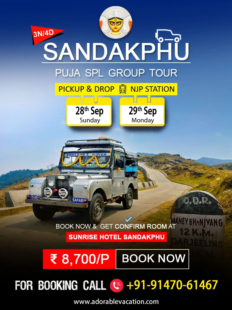 Sandakphu Land Rover Package Tour - Best Deal from Adorable Vacation