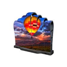 What is a flexible LED display?