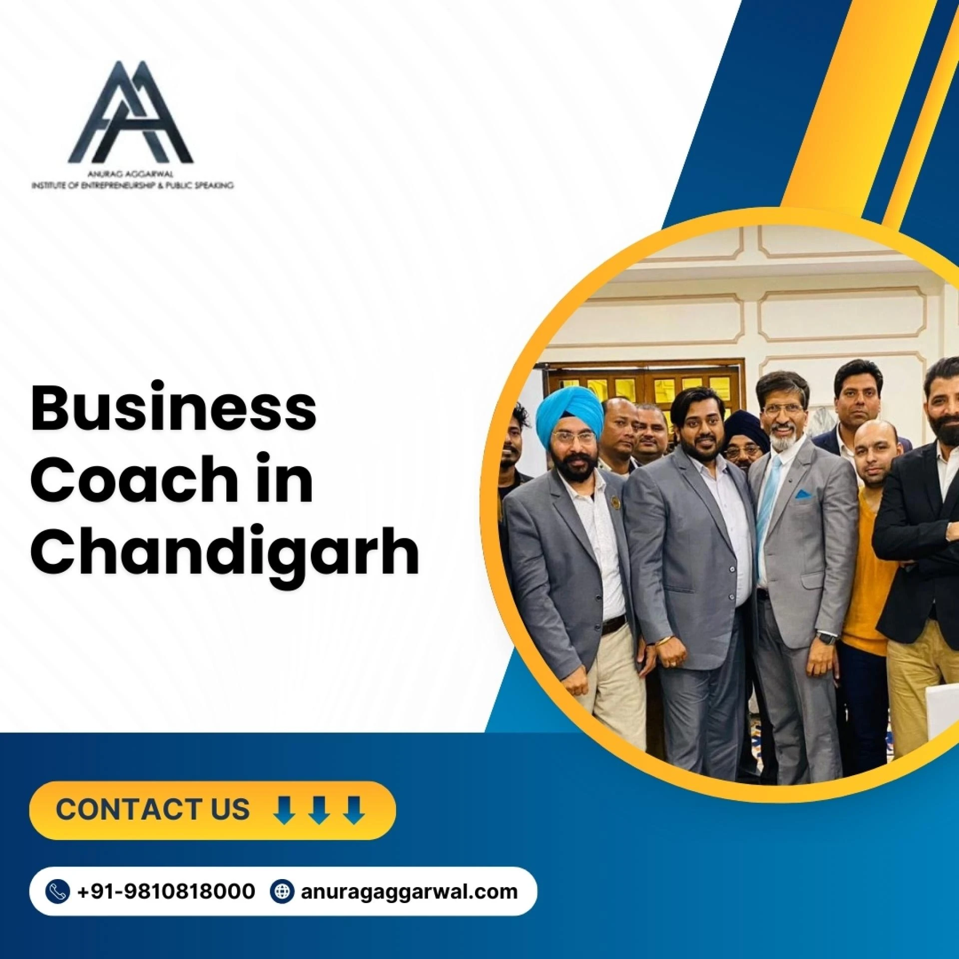 How can I contact the best business coach in Chandigarh