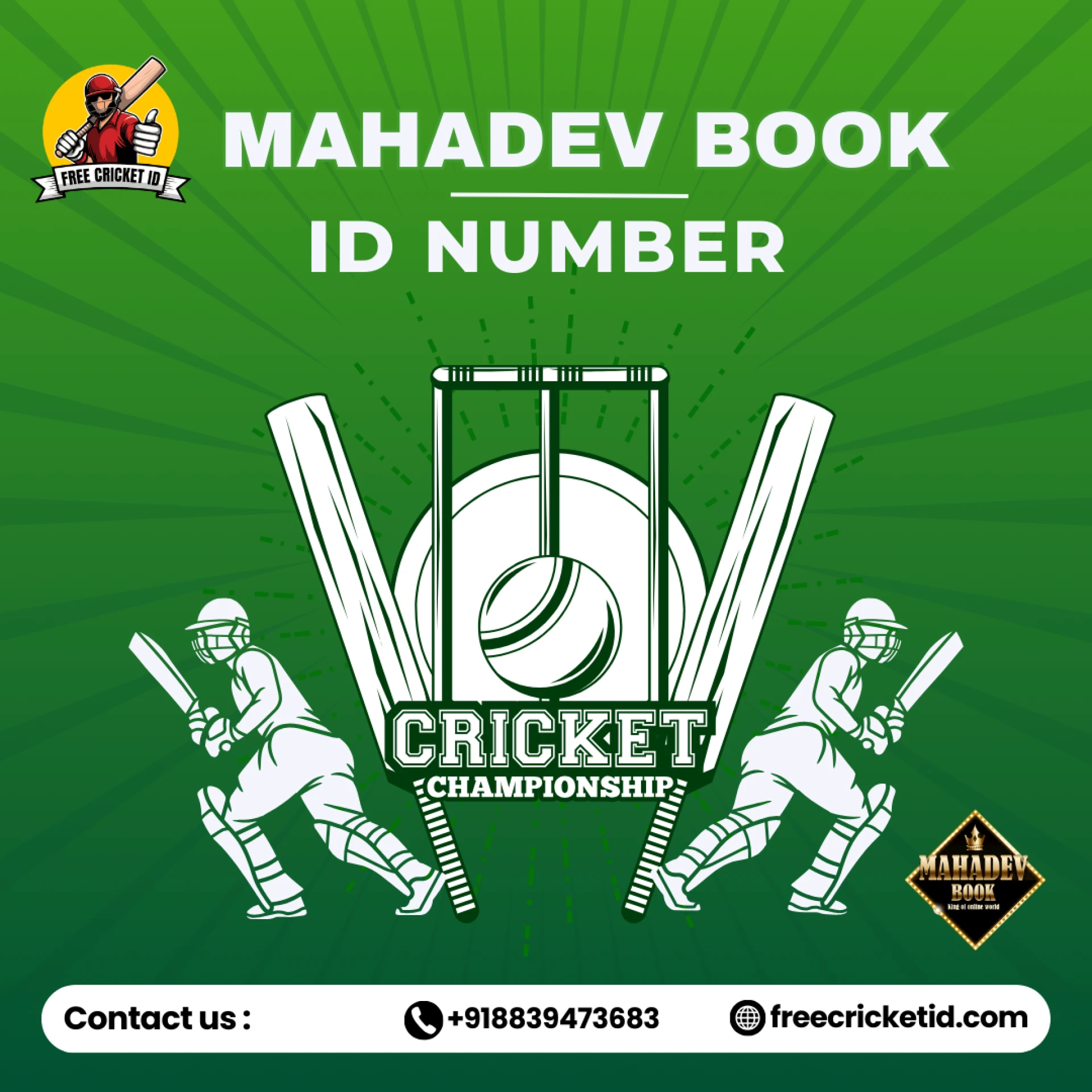 Where can I find my Mahadev Book ID Number