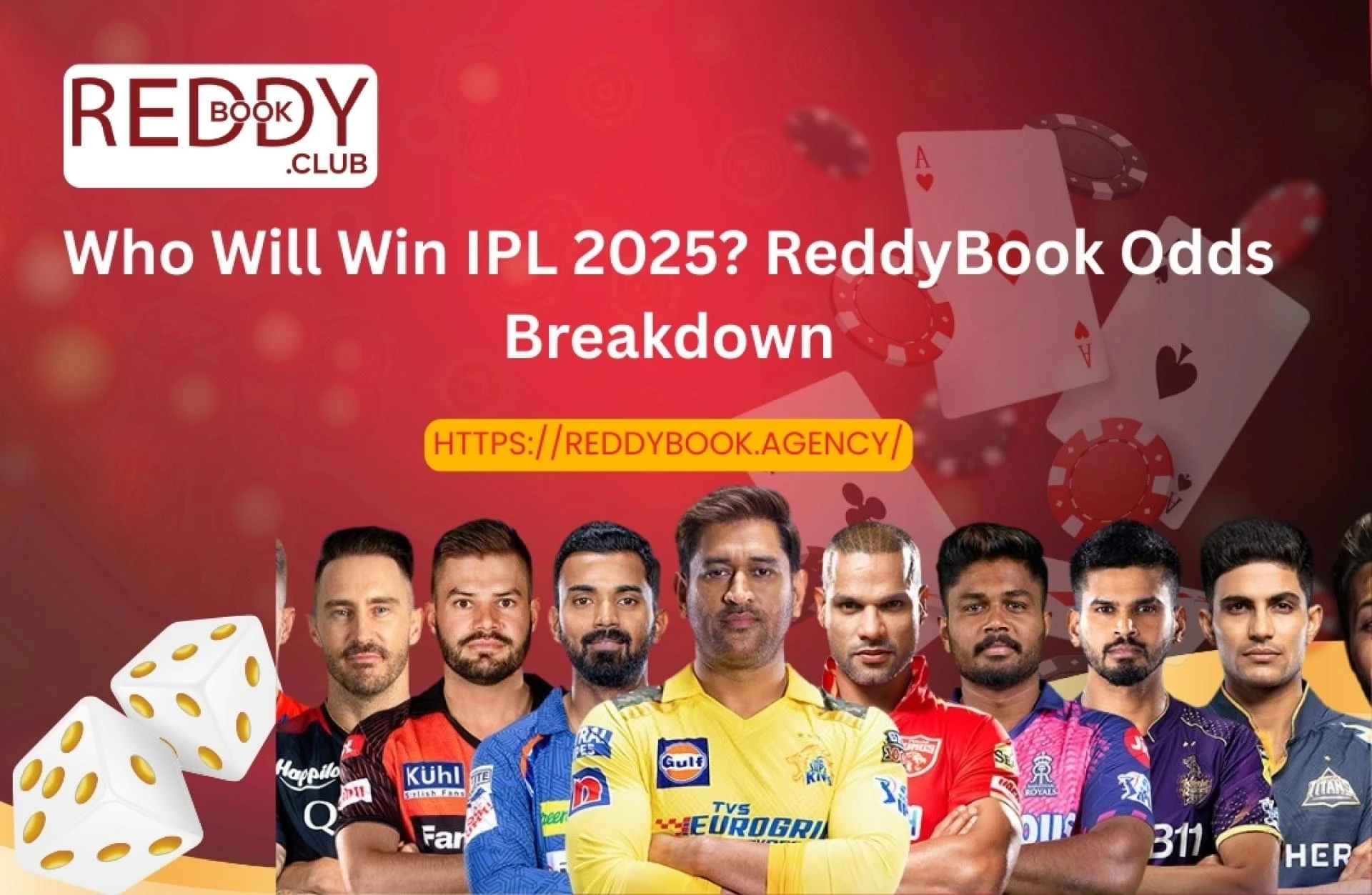 Daily Match Predictions & ReddyBook Betting Odds – IPL 2025