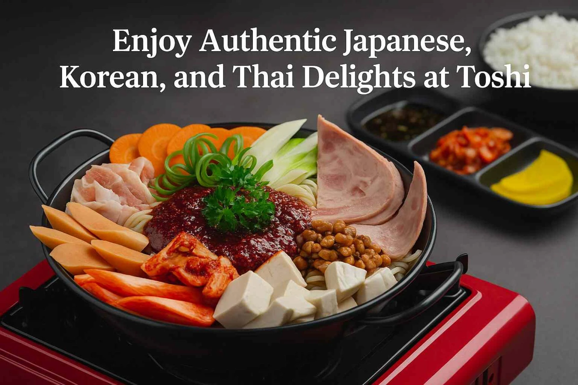 Enjoy Authentic Japanese, Korean, and Thai Delights at Toshi