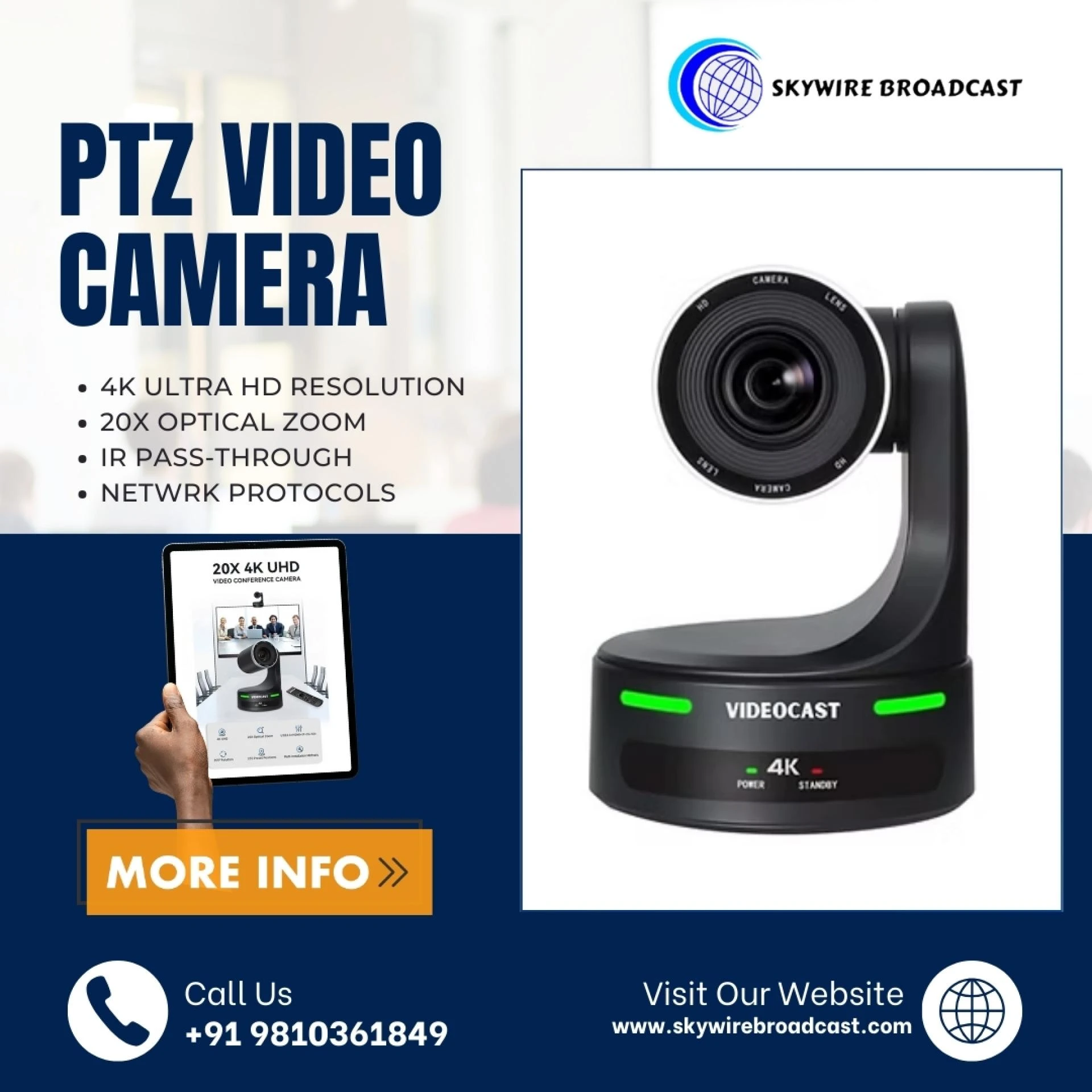 Creating a Professional Grade Podcast Studio with 4K PTZ Camera Integration