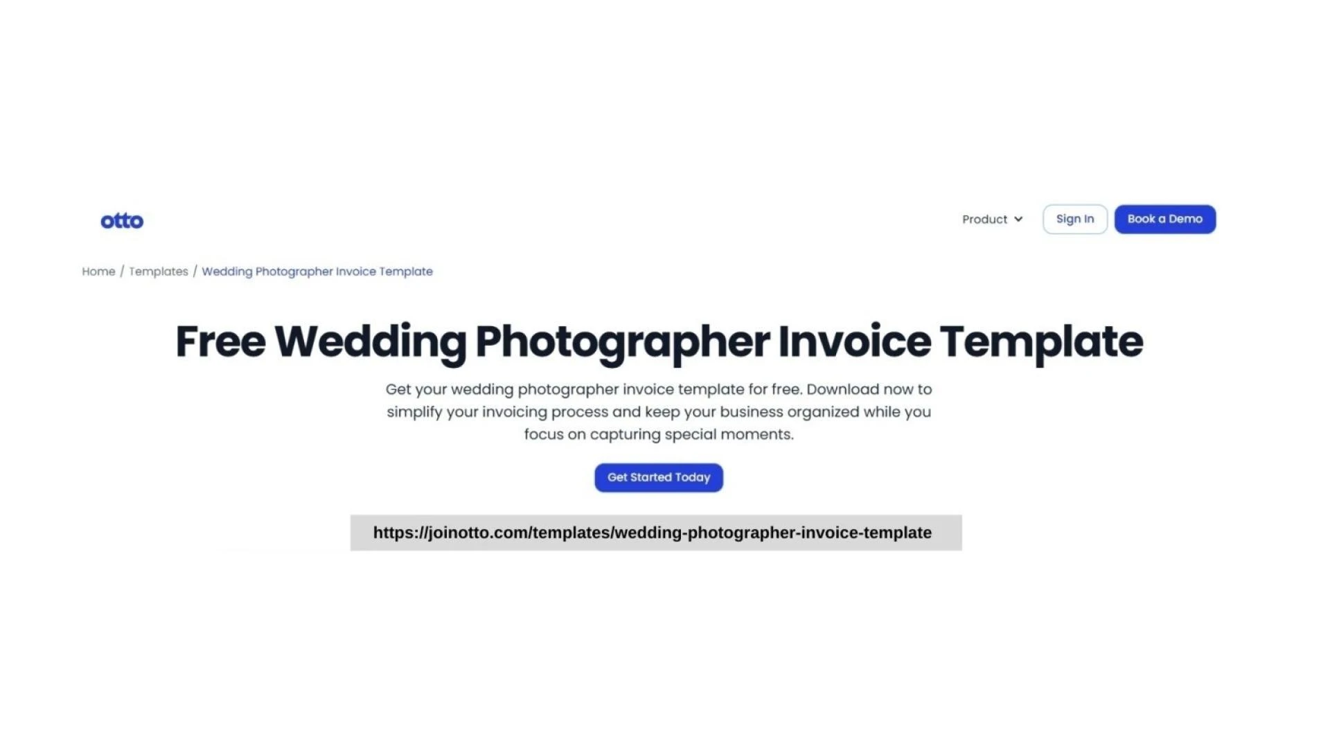 Wedding Photographer Invoice Template for Event Billing