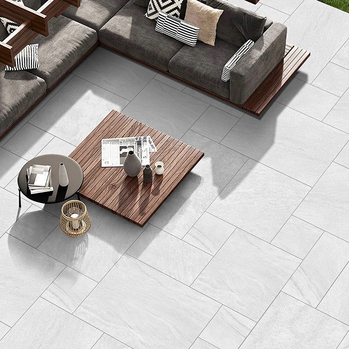 Transform Outdoor Spaces with Everest Pearl and Quartz White Porcelain