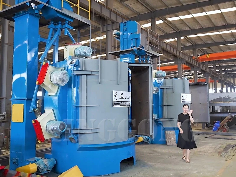 Rotary Table Shot Blasting Machine