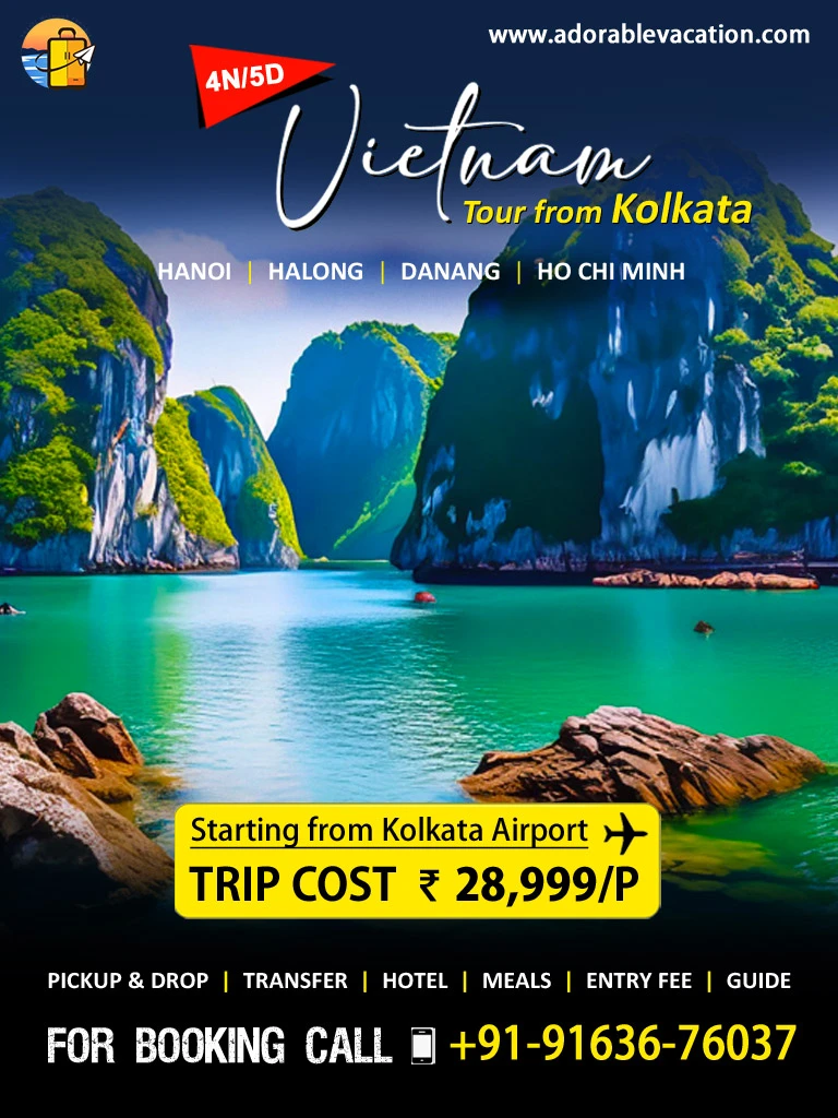 Vietnam Package Tour from Kolkata - Best Deal of 2025