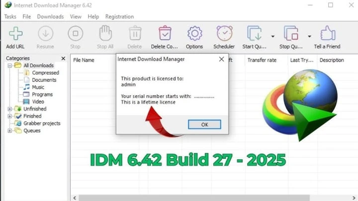IDM 2025 v6.42 Build 27 Without Serial Key Free Download