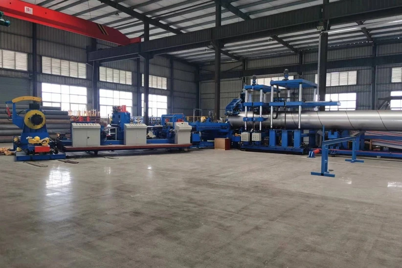 STAINLESS STEEL SPIRAL WELDED PIPE PRODUCTION LINE