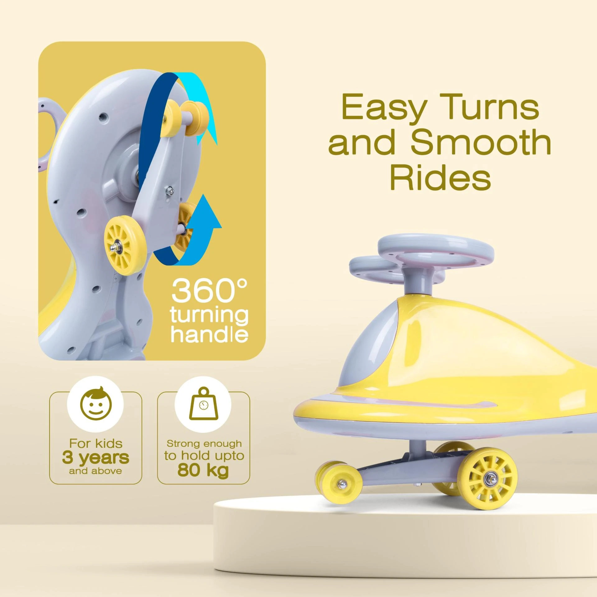 Swing into Fun: Ride-On Toys (Swing Car) at FLYI Toys