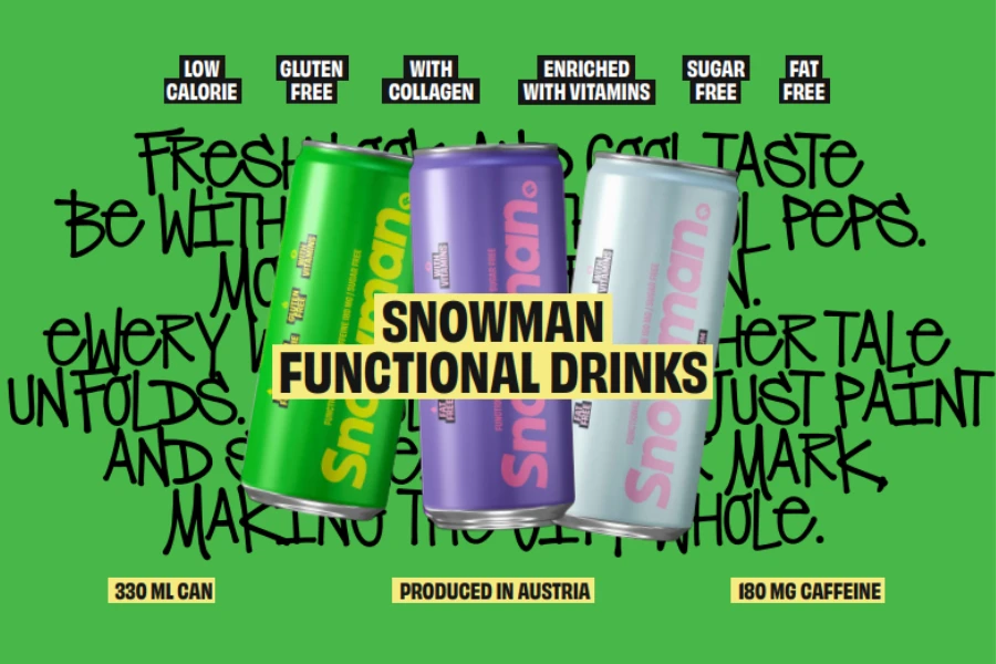 SNOWMAN Energ Drink without Crash
