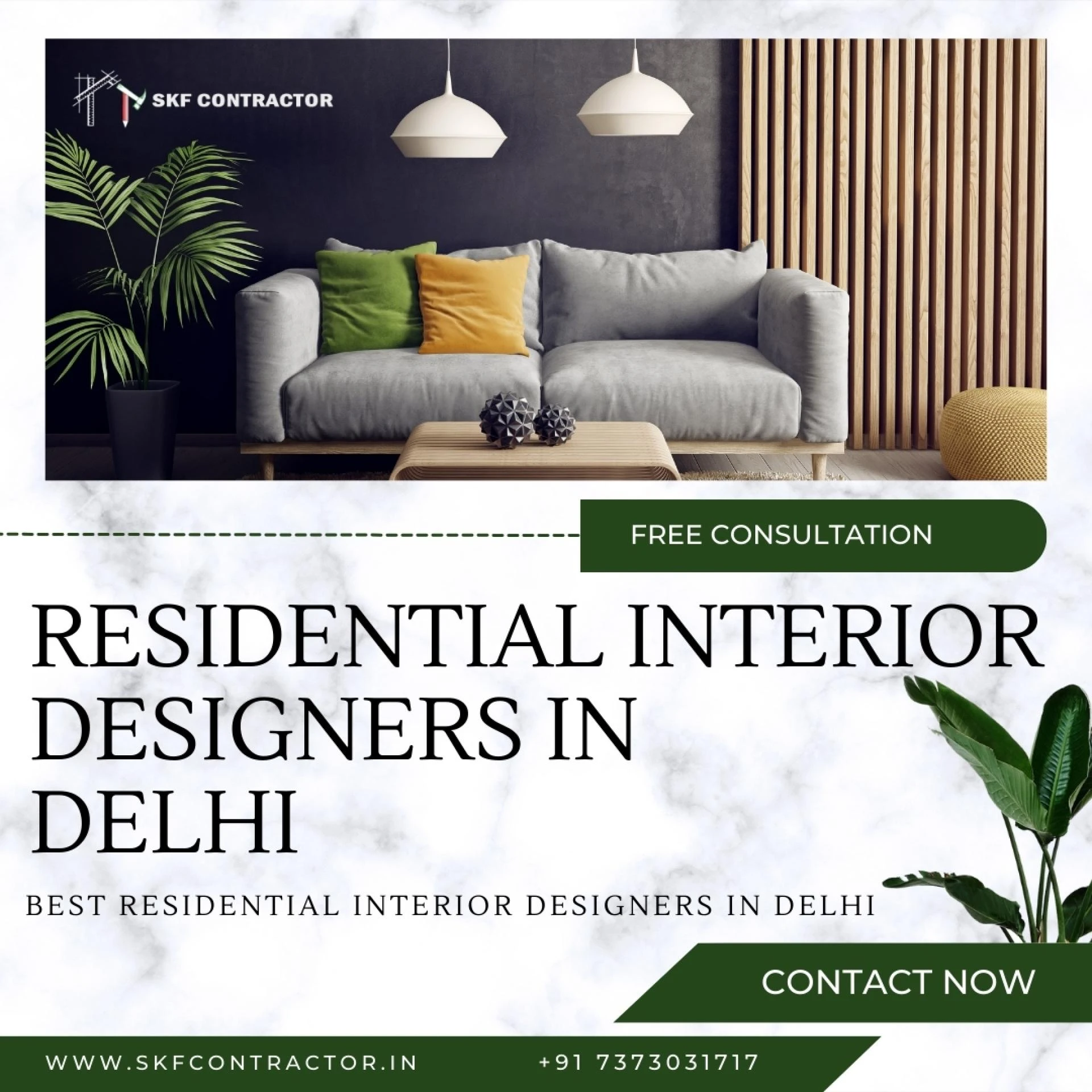Discover Residential Interior Designers in Delhi