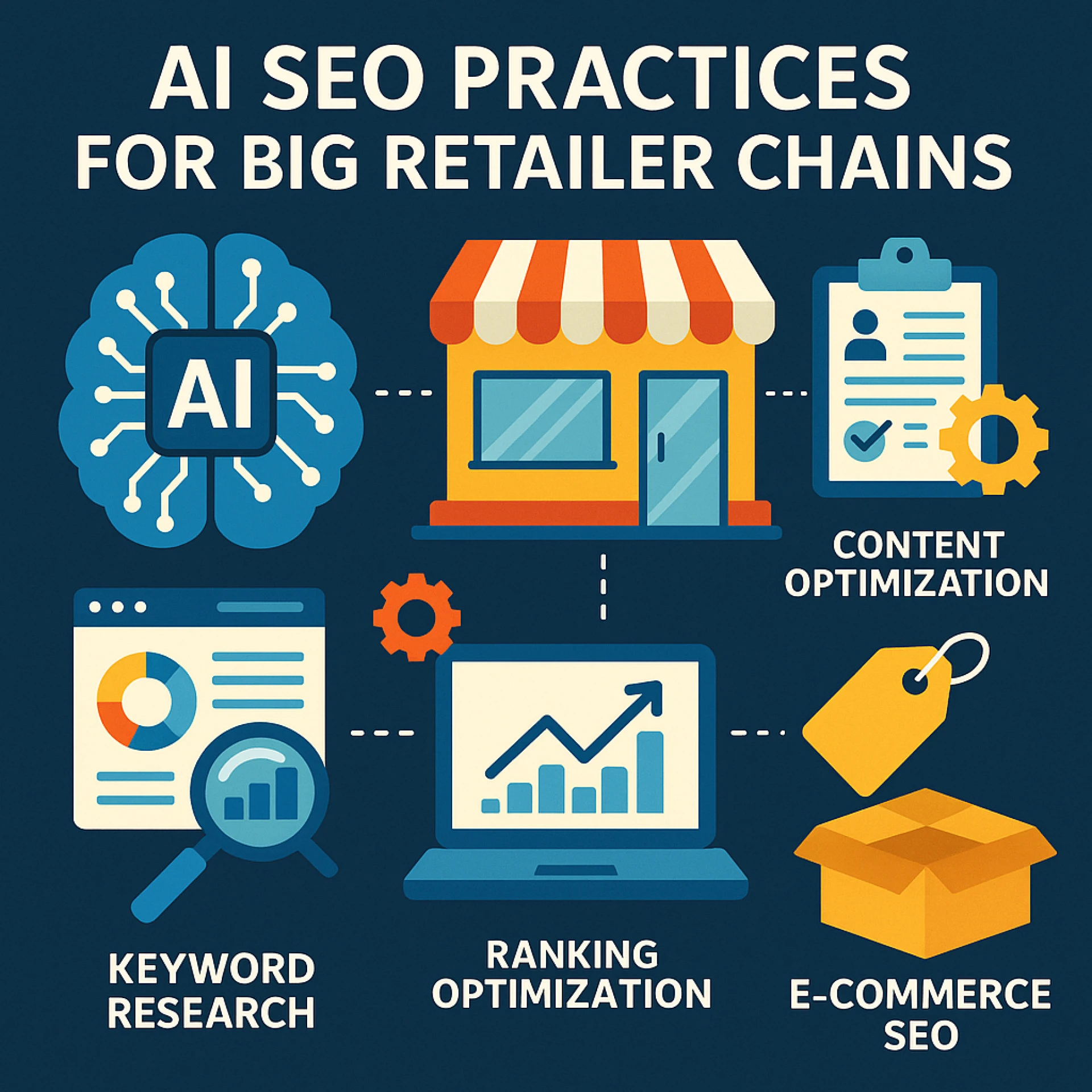 9 Best AI SEO Practices For Big Retailer Chains in 2025