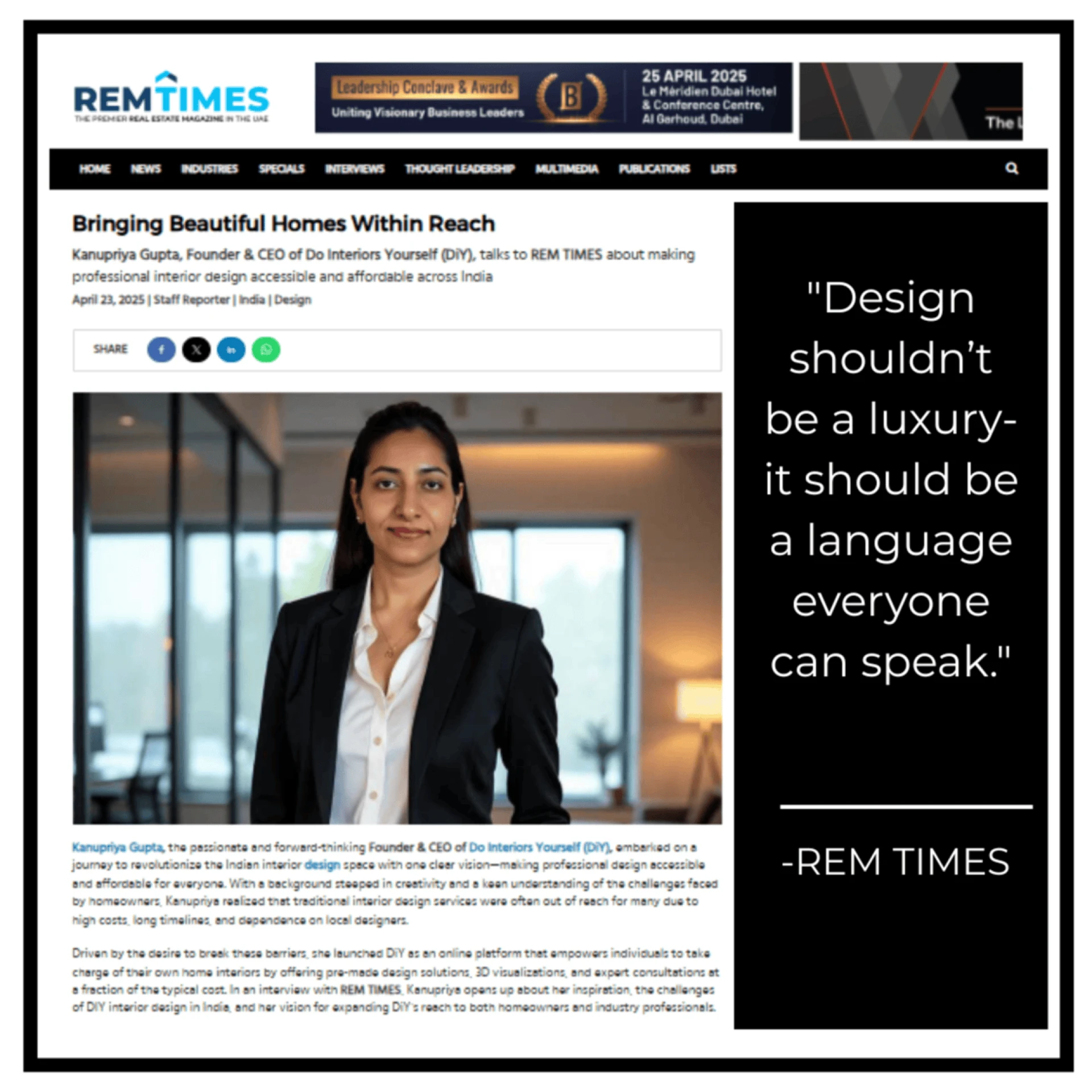 Bringing Beautiful Homes Within Reach