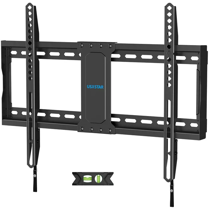 Fixed TV Wall Mount for 37-82 Inch TVs, Low Profile, Fits 16", 18", 24" Studs, Max VESA 600x400mm, Hold TV up to 132lbs