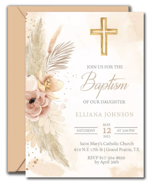 Preparing for a Baptism? Talking About Invitations and Sweet Personal Touches