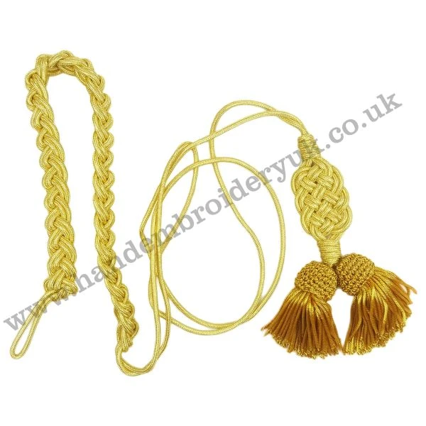 Hussar Officers Busby Gold Wire Hat Cord – A Classic Touch of Military Elegance Post Title