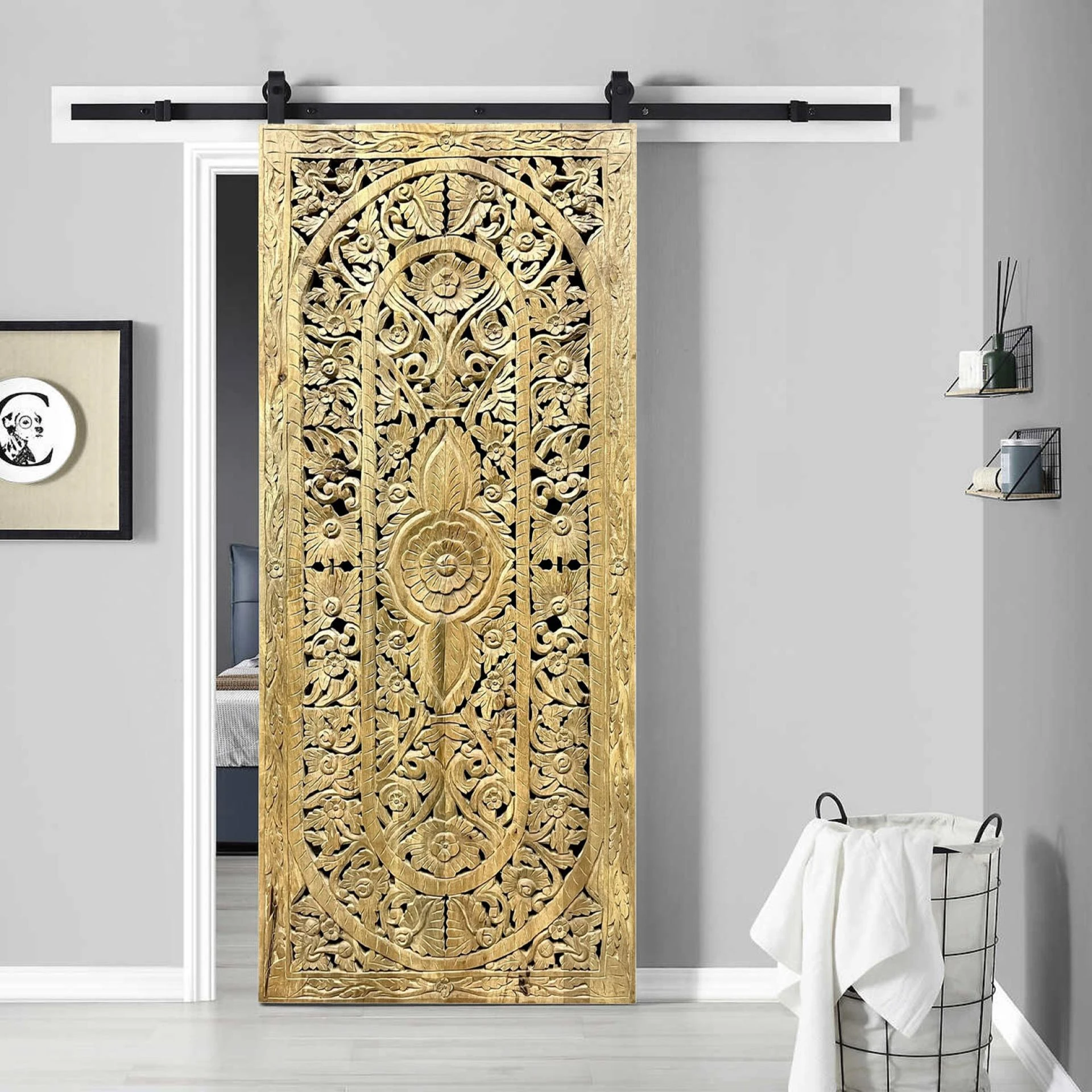 Bohemian Soul & Global Stories: Carved Doors and Vintage Armoires from Mogul Interior