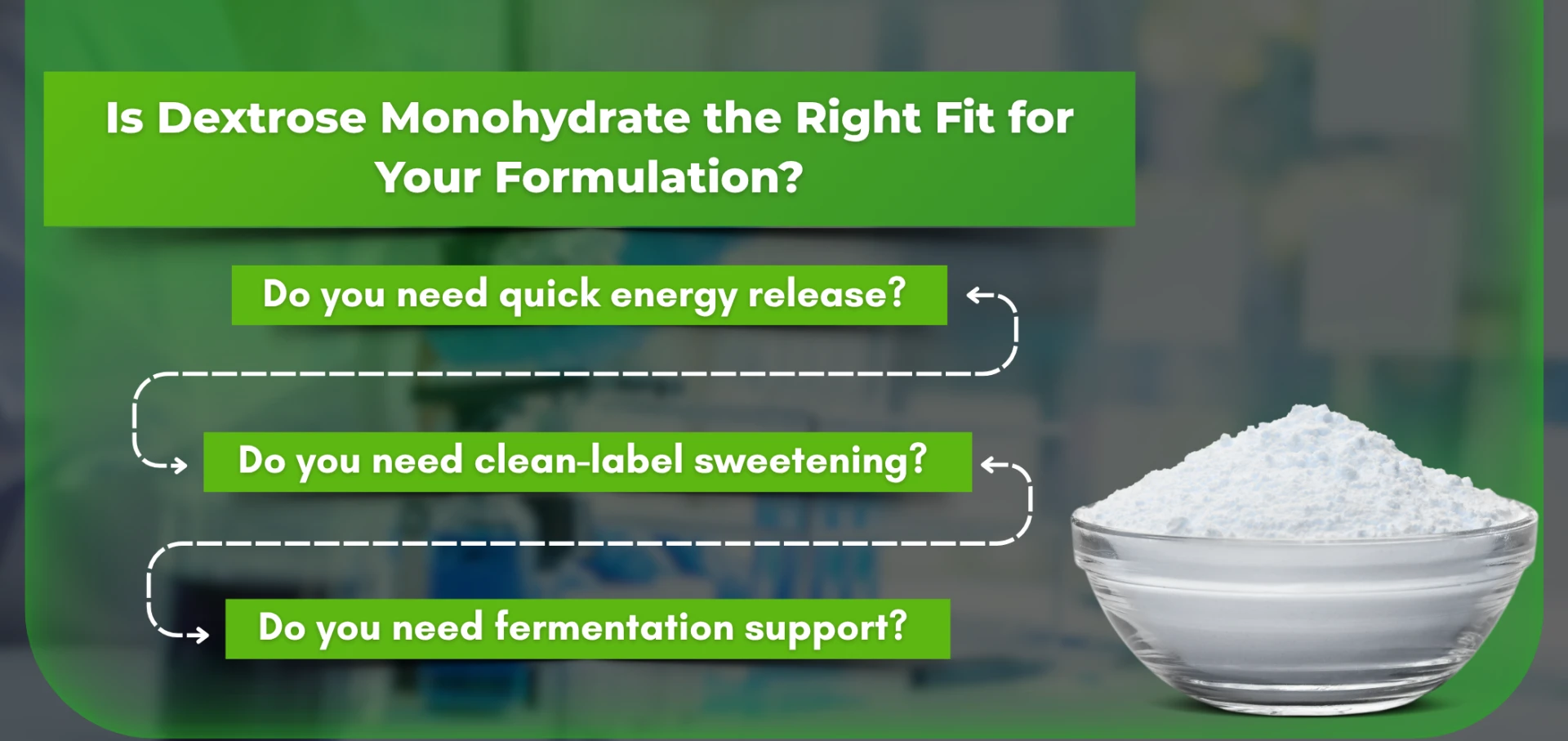 It’s Just Sugar… Right? Then Why Are So Many of Us Still Betting on Dextrose Monohydrate? 