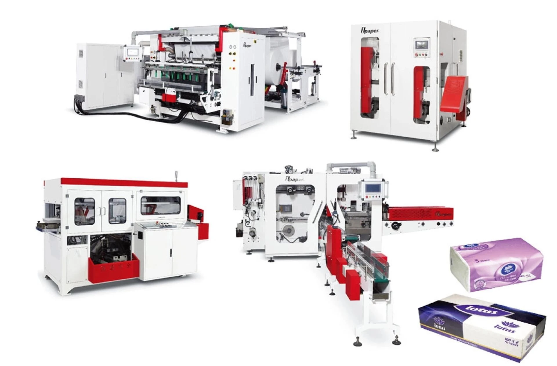 AUTOMATIC FACIAL TISSUE MACHINE