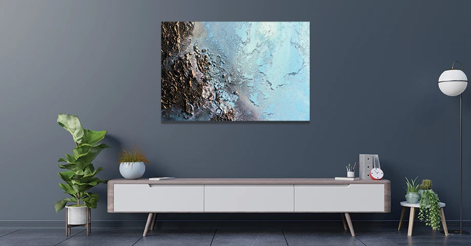 A Deep Dive into Abstract Wall Art and the Emotion of Water by Petra Meikle de Vlas