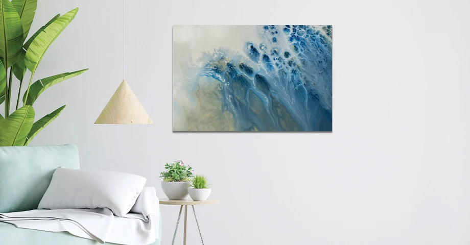 A Deep Dive into Abstract Wall Art and the Emotion of Water by Petra Meikle de Vlas