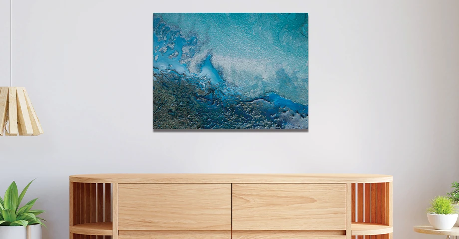 A Deep Dive into Abstract Wall Art and the Emotion of Water by Petra Meikle de Vlas
