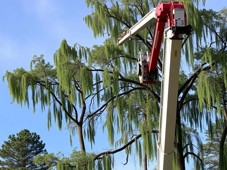 How Crane Rental for Tree Removal Saves Time and Protects Property