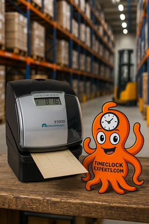 Acroprint ES900 and Clocktopus: The Multitasking Duo Your Timekeeping Needs