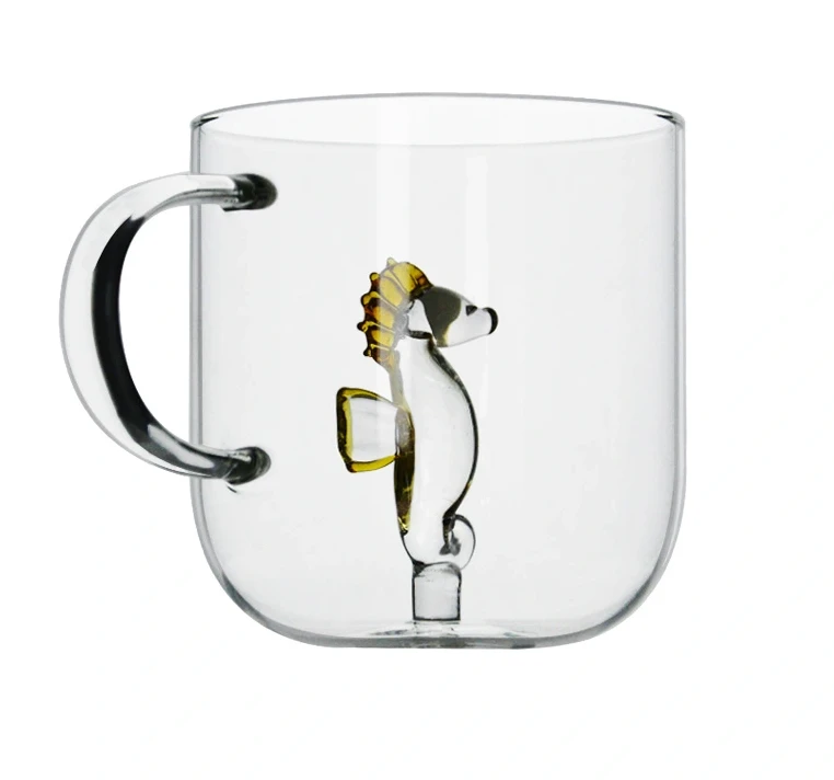 Borosilicate Single Wall Glass Animal Cup