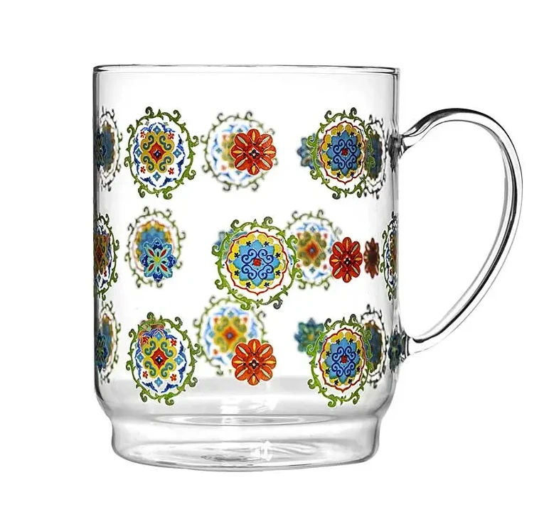 Borosilicate Single Wall Glass Coffee Cup