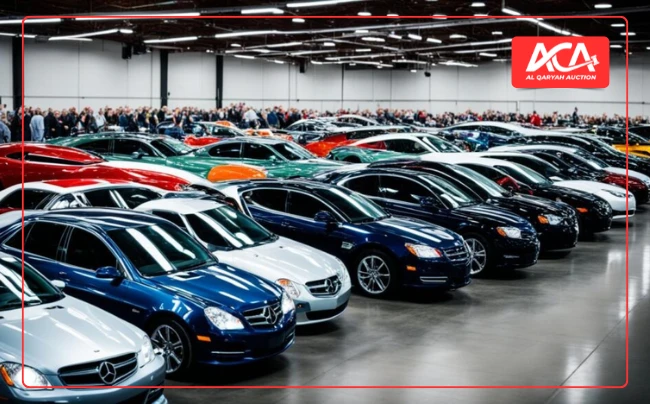 Auction House for Used & Salvaged Cars at Al Qaryah Auction in the UAE