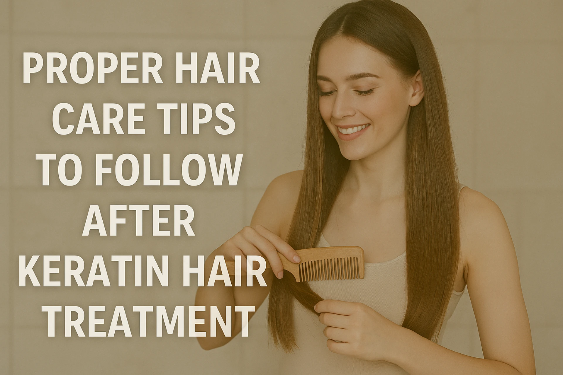 Proper Hair Care Tips to Follow After Keratin Hair Treatment