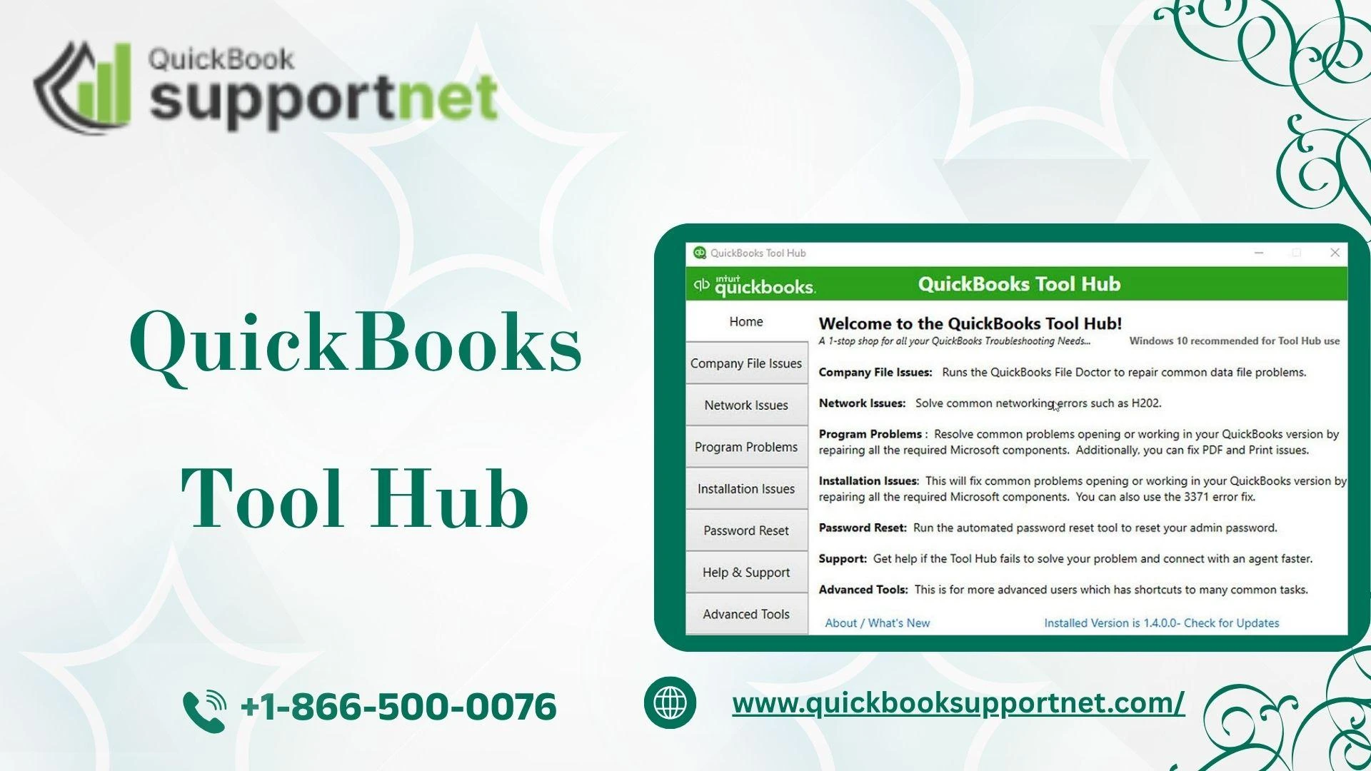 Download & Use QuickBooks Tool Hub to Solve Issues