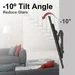 Tilting TV Wall Mount for 26-60 Inch TVs, Low Profile, Fits 8", 12", 16" Studs, Max VESA 400x400mm, Hold TV up to 99lbs