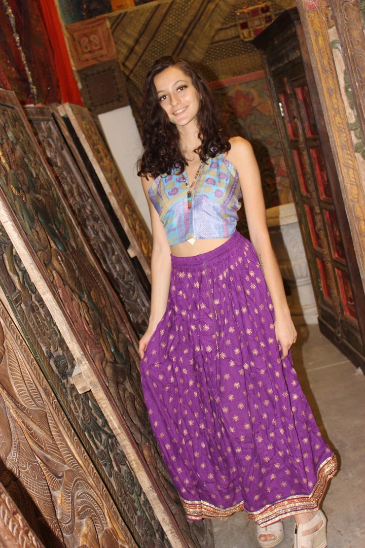 Fall maxi skirts, Flared boho skirts