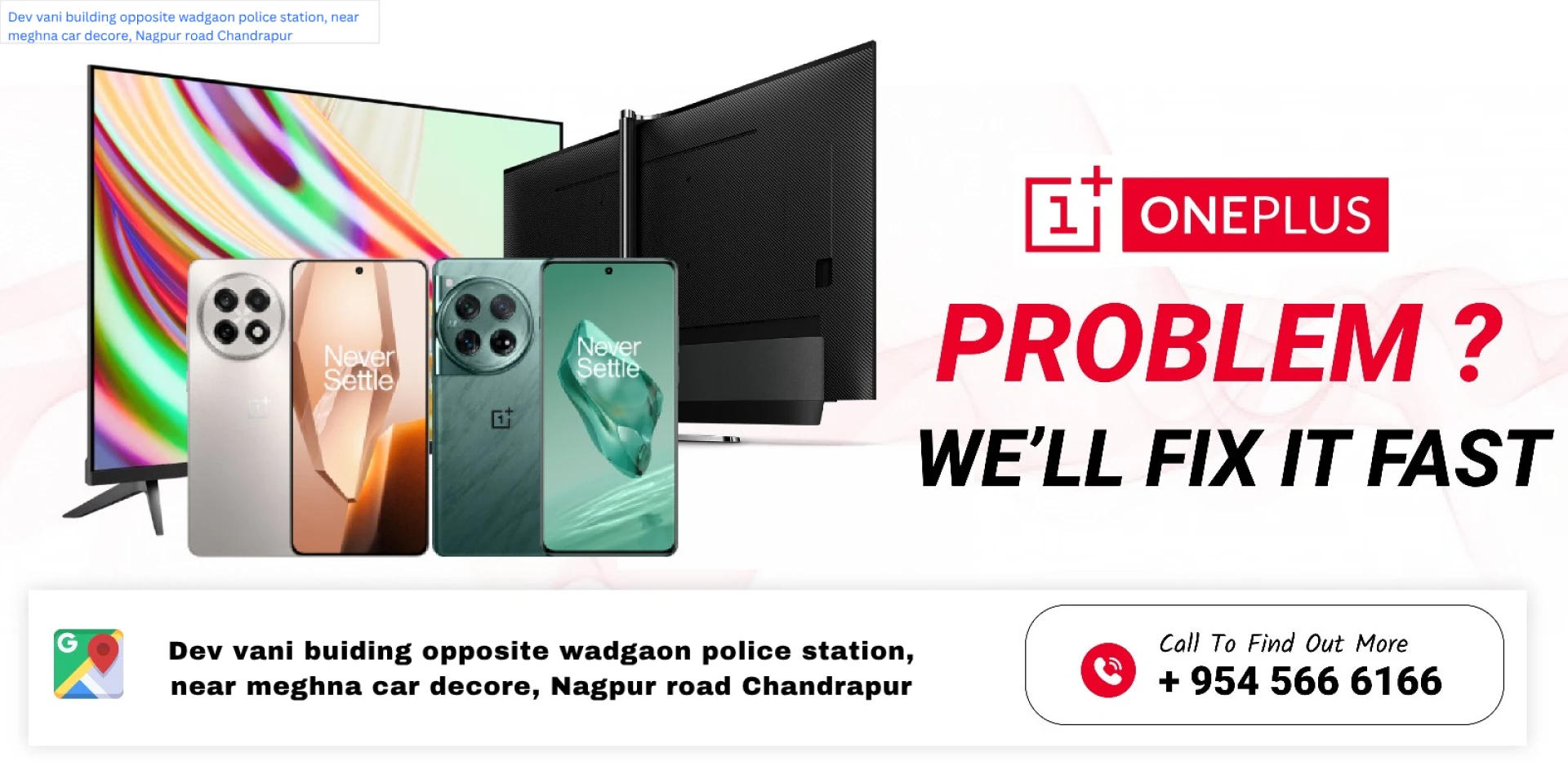 OnePlus Service Center in Chandrapur – Reliable Mobile Repairs You Can Trust +91 9545666166